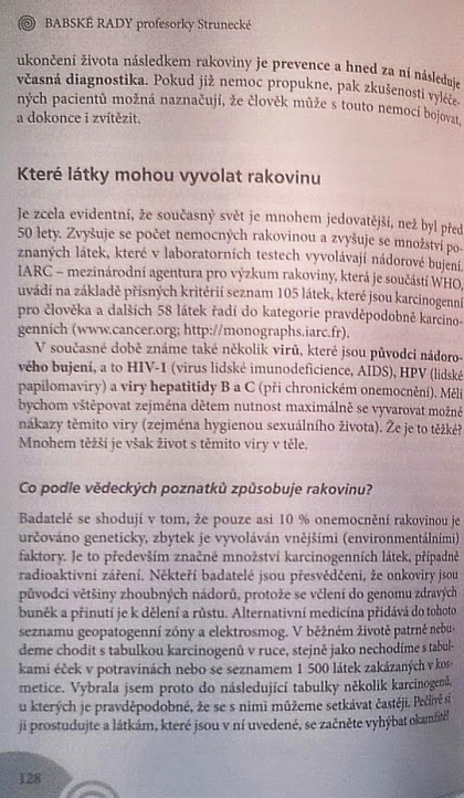 Úryvek z knihy Babské rady profesorky Strunecké